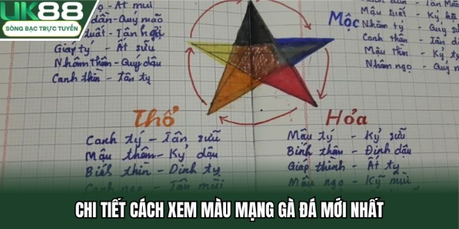 Cách Xem Màu Mạng Gà Đá