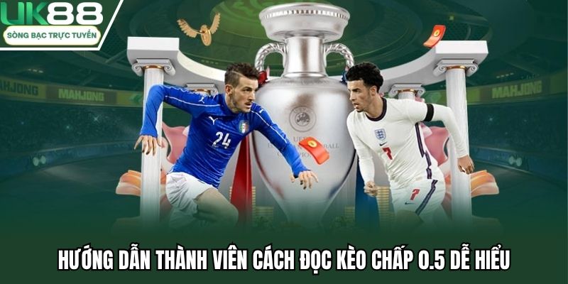 Hướng dẫn thành viên cách đọc kèo chấp 0.5 dễ hiểu